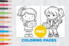 Profession artist Coloring Pages | Coloring book Product Image 1