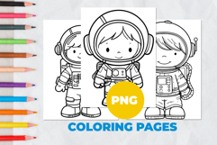 Profession Astronaut Coloring Pages | Coloring book Product Image 1