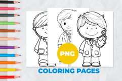 Profession Doctor Coloring Pages | Coloring book Product Image 1