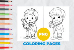 Profession Doctor Coloring Pages | Coloring book Product Image 1