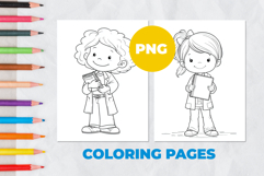Profession Teacher Coloring Pages | Coloring book Product Image 1