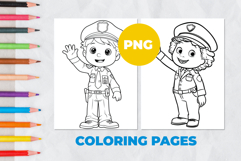 Profession Police officer Coloring Pages | Coloring book Product Image 1
