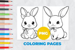 Little pet rabbit Coloring Pages | Coloring book Product Image 1