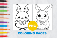 Little pet rabbit Coloring Pages | Coloring book Product Image 1
