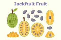 Jackfruit Fruit Clipart Pack Product Image 1