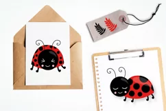 Little ladybug graphics and illustrations - Free Design of The Week Product Image 2