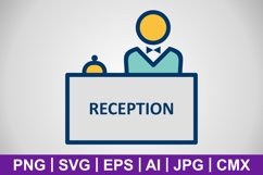 Vector Reception Icon Product Image 1