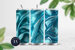 Blue Silk Texture | Luxury Silk Fabric pattern Product Image 2