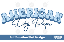 American Dog Mama Papa 4th of July USA Paw DTF PNG Bundle Product Image 6