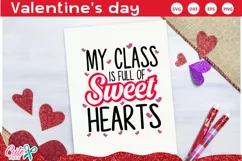 My class is full of sweet hearts SVG for crafters Product Image 2