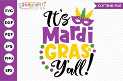 It's Mardi Gras Y'all SVG, New Orleans cut file Product Image 1