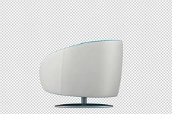 Isometric Arm Chair 3D isolated render Product Image 1