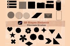 Procreate Stamps Geometric Shapes Product Image 6