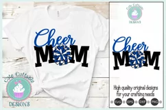 Cheer mom svg, Cheer biggest fan, cheerleader Cut File SVG Product Image 1
