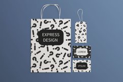 Trendy memphis seamless patterns Product Image 5