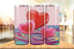 Valentine’s Day Tiny Hearts Tumbler Wrap PNG Big Bundle Product Image 6
