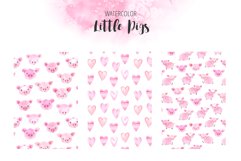 Watercolor Little Pigs Set Product Image 3