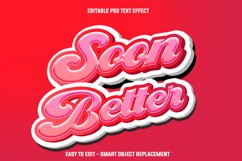 red soon better text effect Product Image 1