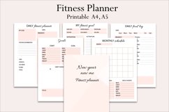 Fitness planner, New year new me planner, goal planner Product Image 1