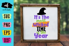 Wicked Time of the Year Halloween SVG Cut File Product Image 1