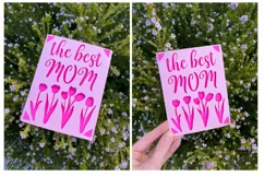 Best MOM Card SVG Mother's Day cut greeting cards any Cricut Product Image 3