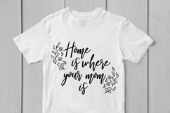 Home is Where Your Mom Is - Mother SVG EPS DXF PNG Cut Files Product Image 2