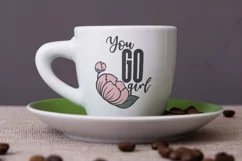 Inspirational SVG | You Go Girl | Flowers SVG Product Image 2