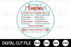 12 Days of Corona SVG, 2020 Christmas SVG, Pandemic Shirt Product Image 3