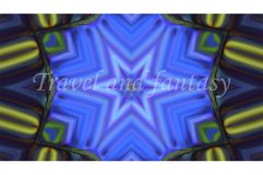 Abstract fractal multi-colored symmetrical background. Product Image 1