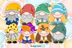 Gnome clipart set, gnome png, sublimaion, gnome sticker Product Image 3