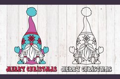 Merry Christmas - Nordic Gnome SVG Product Image 2