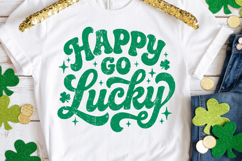 Happy Go Lucky svg | St Patricks Day svg Product Image 2
