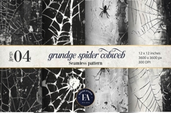 Spooky Grunge Cobweb Digital Papers |Spooky Digital Paper Product Image 1