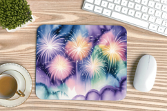 Happy New Year PNG Mouse Pad,Festive New Year's Eve 2026 PNG Product Image 1