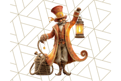 Autumn Circus Performers Clipart Vintage Characters PNG Product Image 2