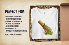 Matcha Whiskers Clipart 4 PNG Product Image 3