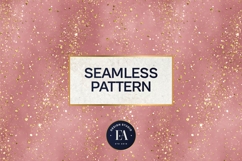 Pink Gold Shimmer Digital Paper, Glitter Texture Product Image 3