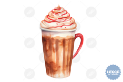 Christmas Coffee PNG | Christmas Latte PNG | Gingerbread PNG Product Image 2