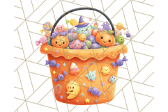 Halloween Neighborhood Clipart PNG for Trick or Treat Product Image 2