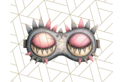 Midnight Monster Camp Out Clipart PNG, Halloween Png Product Image 2