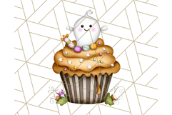 Cute Witch Halloween Baking Clipart PNG, Holiday Treats Png Product Image 2