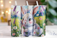 Bunny Tumbler Wrap | Sublimation | Tumblers Product Image 1