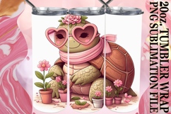 RADIANT LOVE 20oz TUMBLER WRAP, Turtle Product Image 1