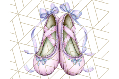 Ballerina Clipart PNG, Cute Ballet Girl Illustration Art Product Image 2