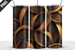 3D Flowers Tumbler Wrap | Sublimation Design | Tumble PNG Product Image 3