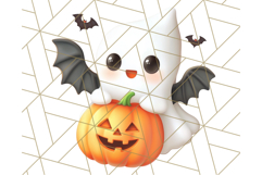 Cute Halloween Ghost Clipart PNG, Ghost and Friends Holiday Product Image 2