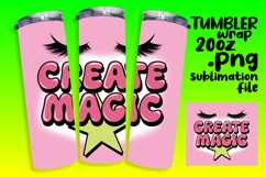 Bespoke 20oz Tumbler Artwork , Woman Eyes Product Image 1