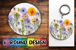 Wildflower Whimsy Circle - Beauty Round Product Image 1