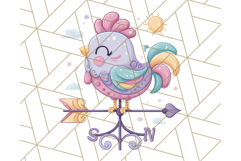 Kawaii Weather Clipart PNG, Cute Pastel Weather Icons Product Image 2