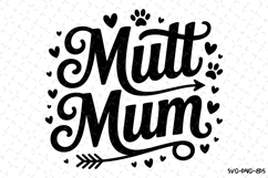 Mutt Mum Svg | Svg Cut Files | Digital Download Product Image 1